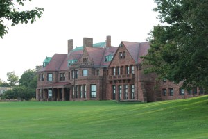 Mansion along Cliff Walk, Newport, Rhode Island