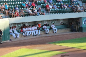 McCoy Stadium Dugout