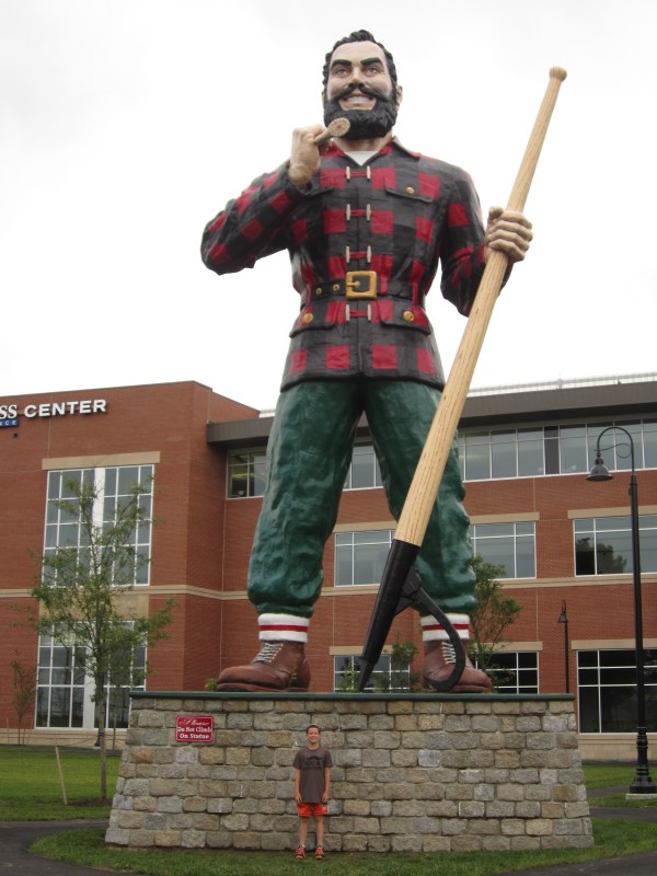 Sam: 5 feet tall. Paul: 31 feet tall.