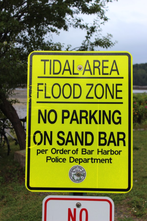 You can even drive across the sand bar, but you REALLY do not want to leave your car there for very long.