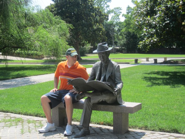 Man Reading Newspaper