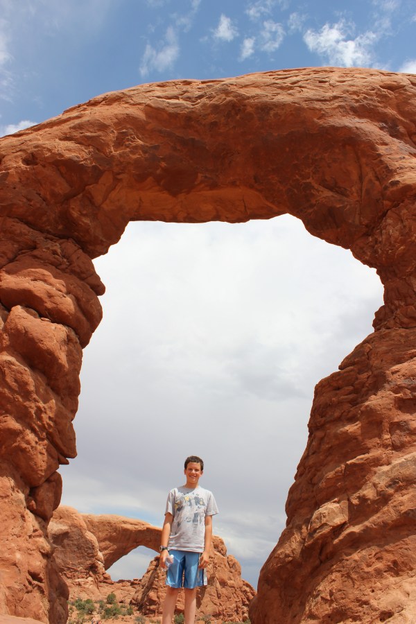 Looking through Turret Arch you can see three other arches.