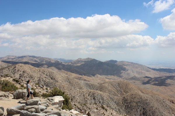 The Hamster looks out over Coachella Valley and the San Andreas fault.