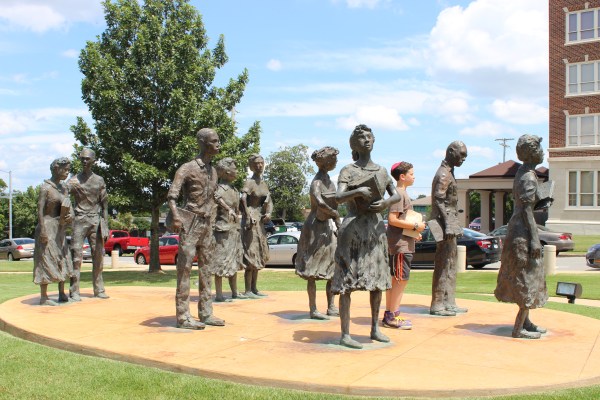 Little Rock Nine statue