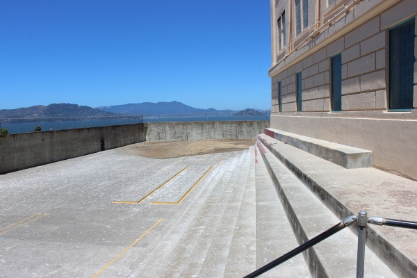 Alcatraz Prison Recreation Yard